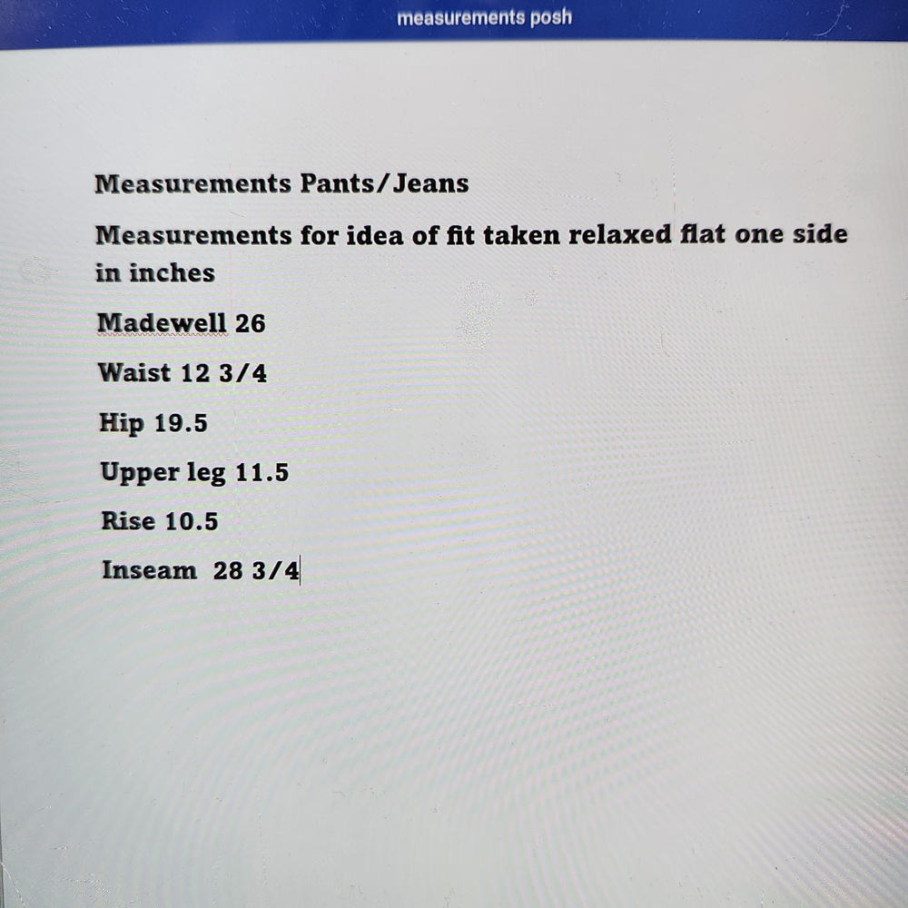 Madewell women's the perfect vintage wide leg jeans Light Indigo Blue NR475 26 - Picture 17 of 17